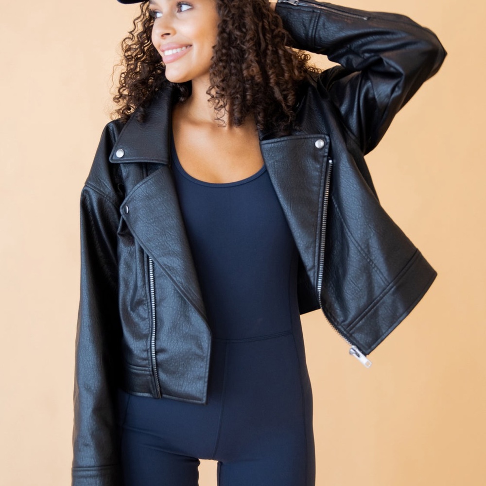 Grey bandit ride to the occasion leather jacket